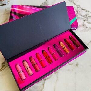 LIMITED EDITION! MAC Shiny Pretty Things Lip Kit 10pcs